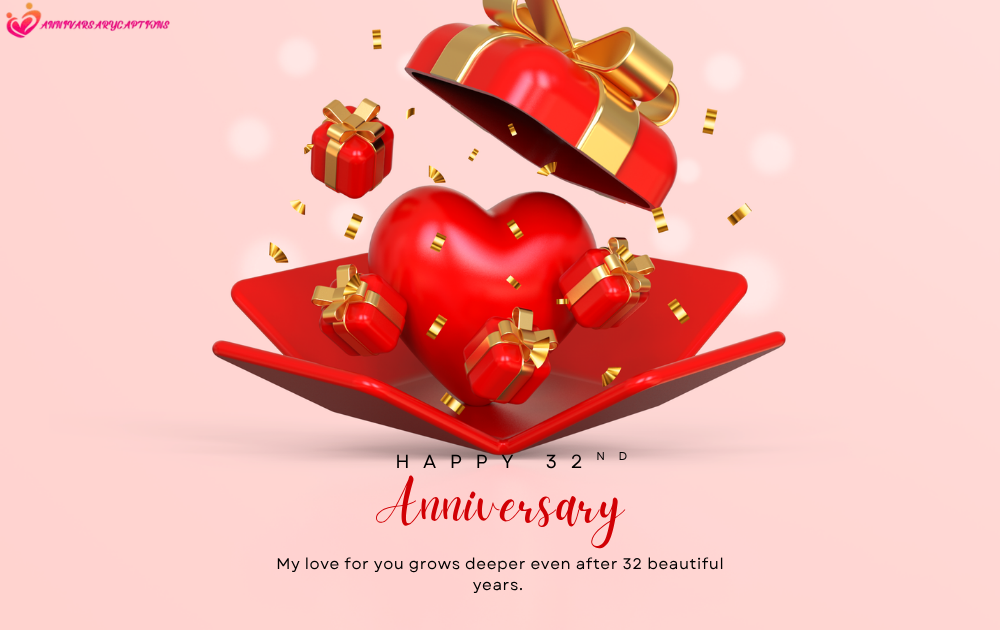 32nd wedding anniversary