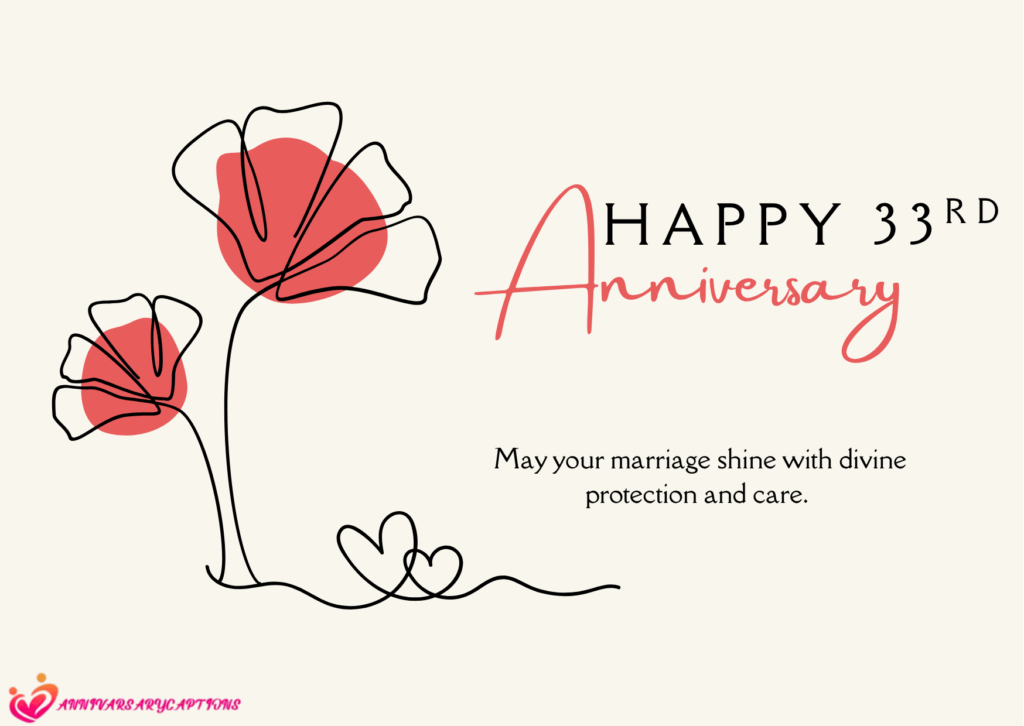 33rd wedding anniversary