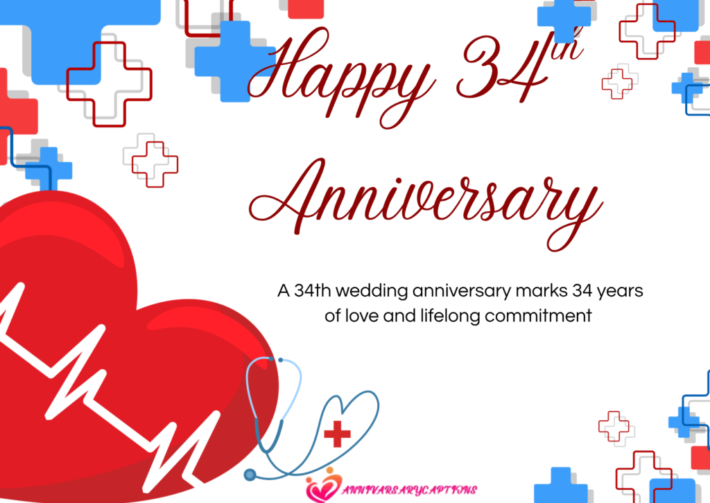34th wedding anniversary