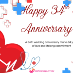 34th wedding anniversary