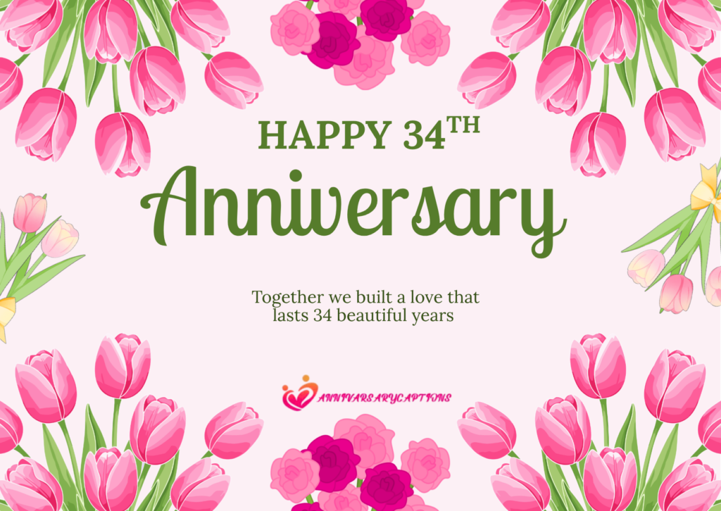 34th wedding anniversary