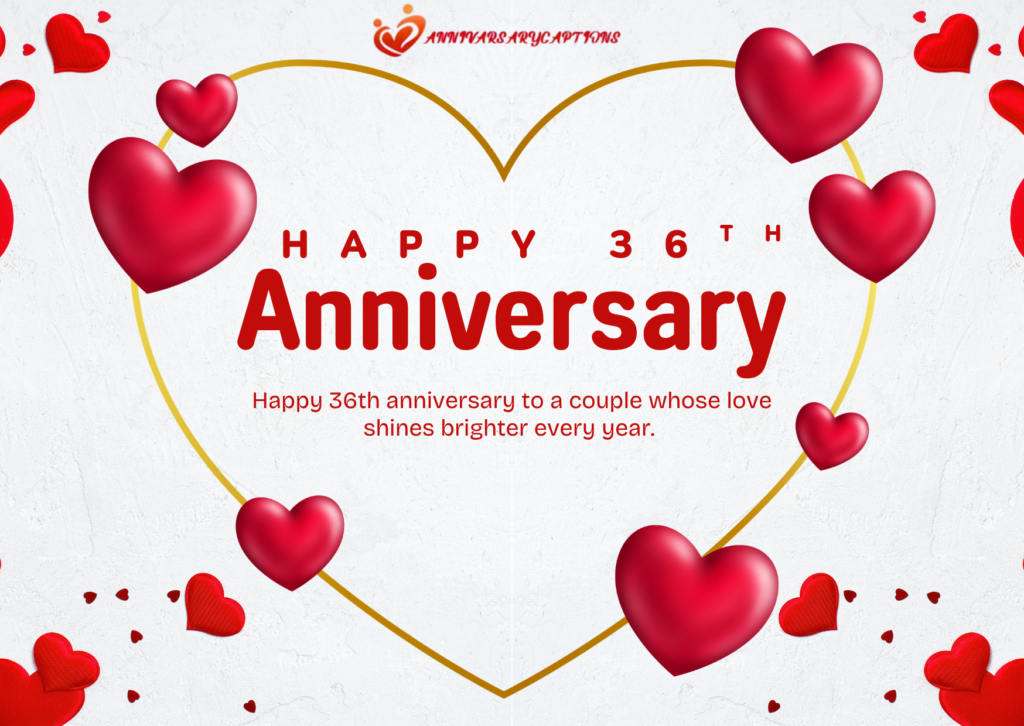 36th wedding anniversary