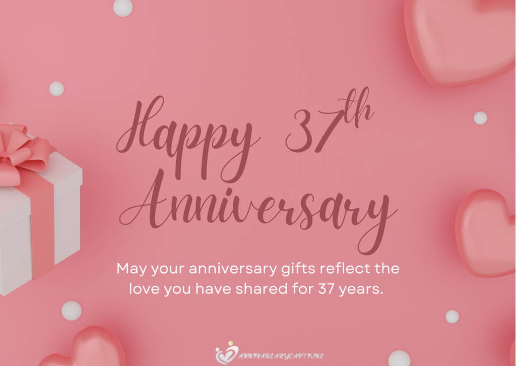 37th wedding anniversary