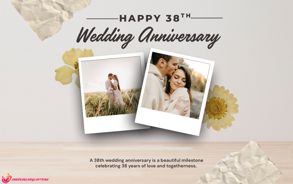 38th wedding anniversary