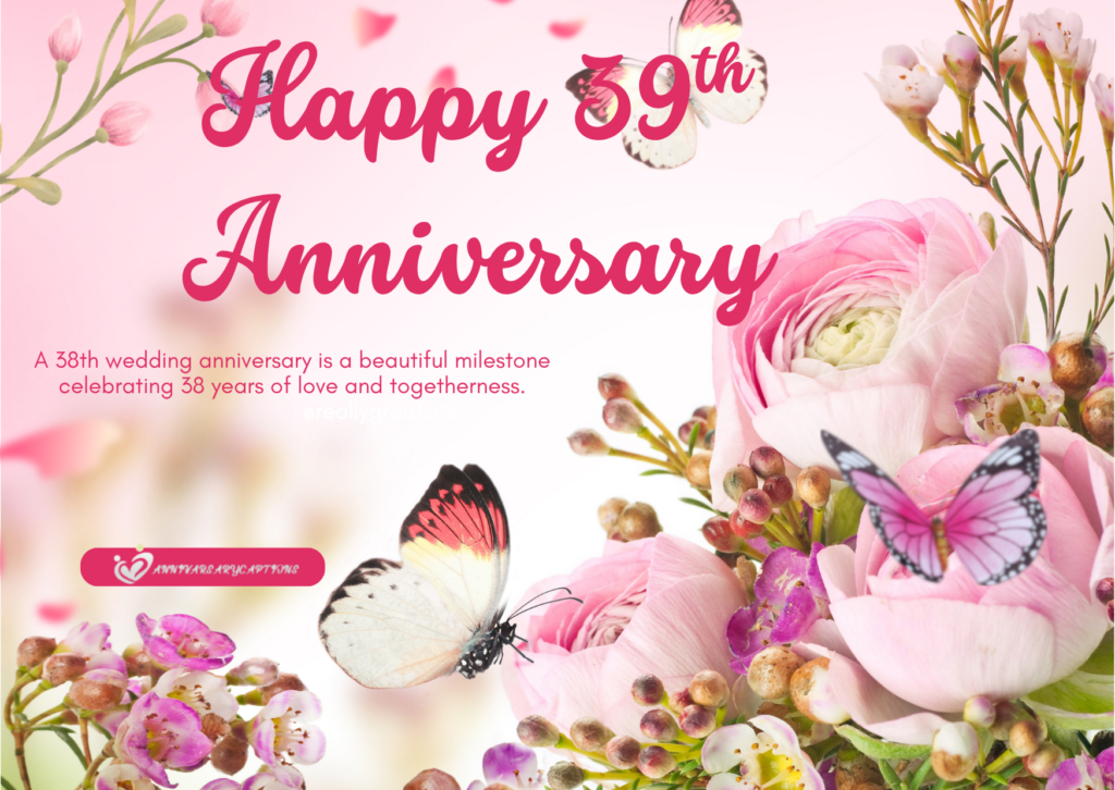 38th wedding anniversary