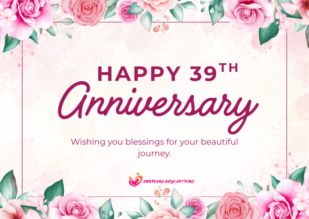 38th wedding anniversary