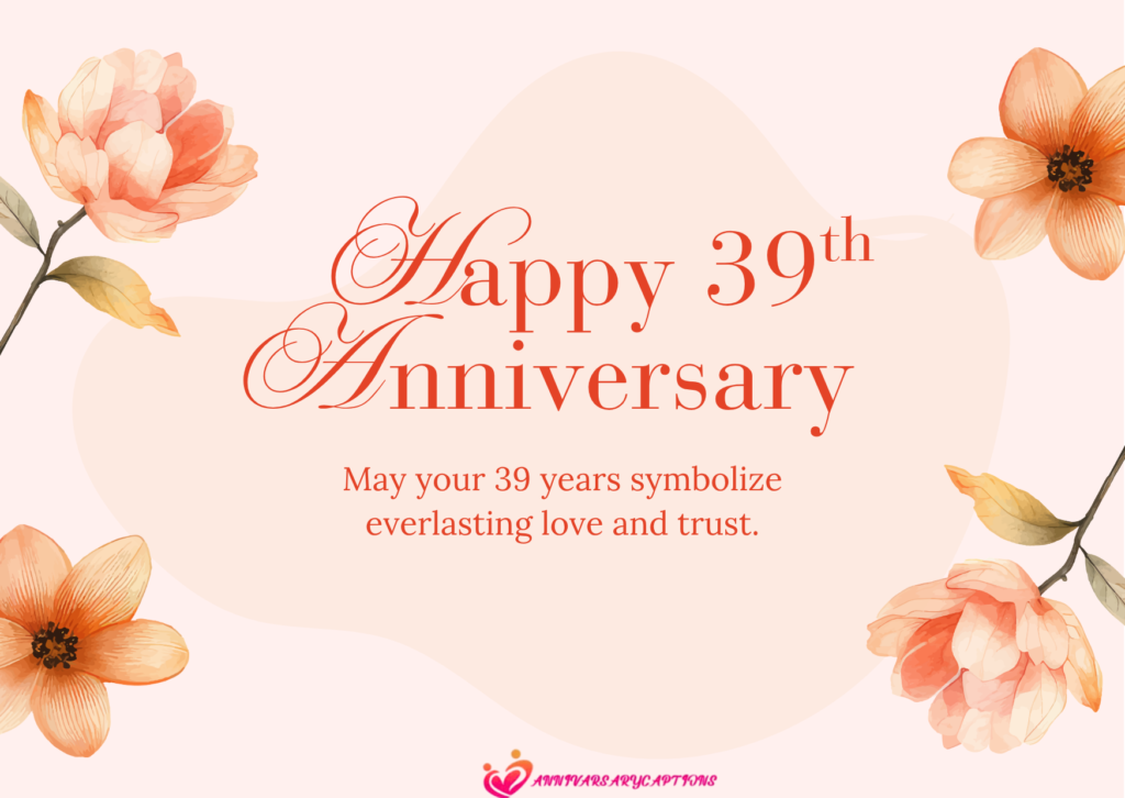 38th wedding anniversary