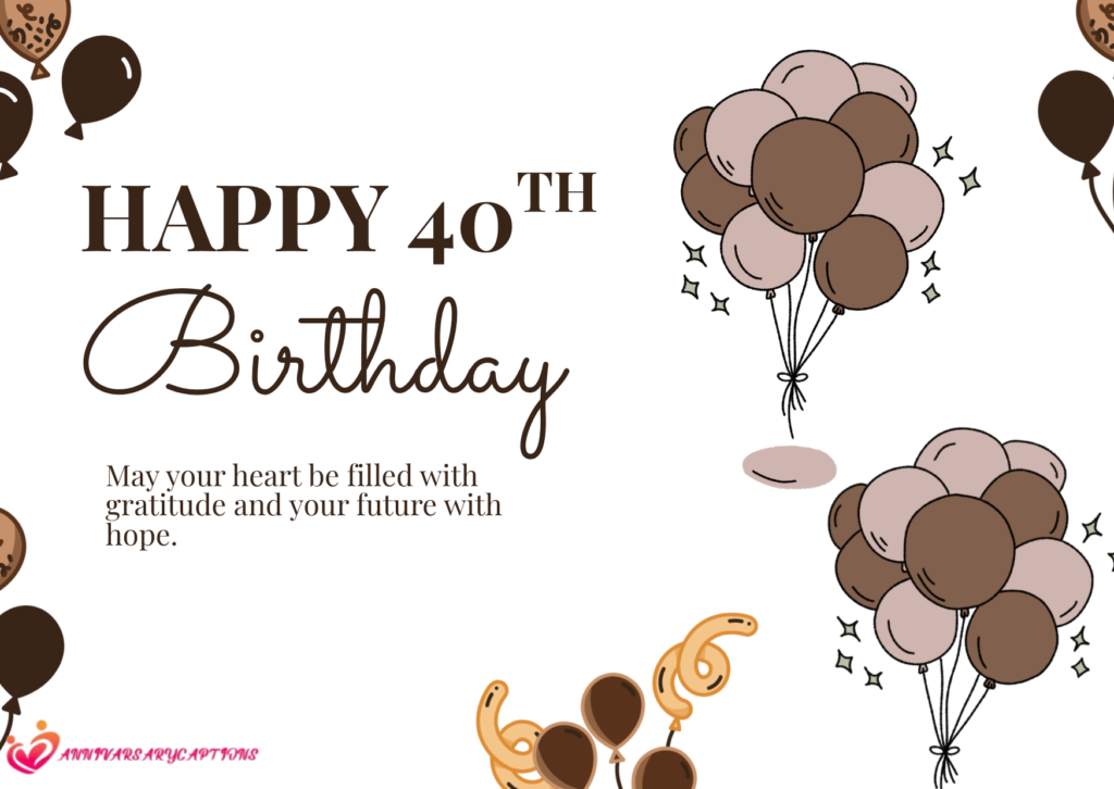 40th Birthday Wishes