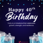 40th Birthday Wishes