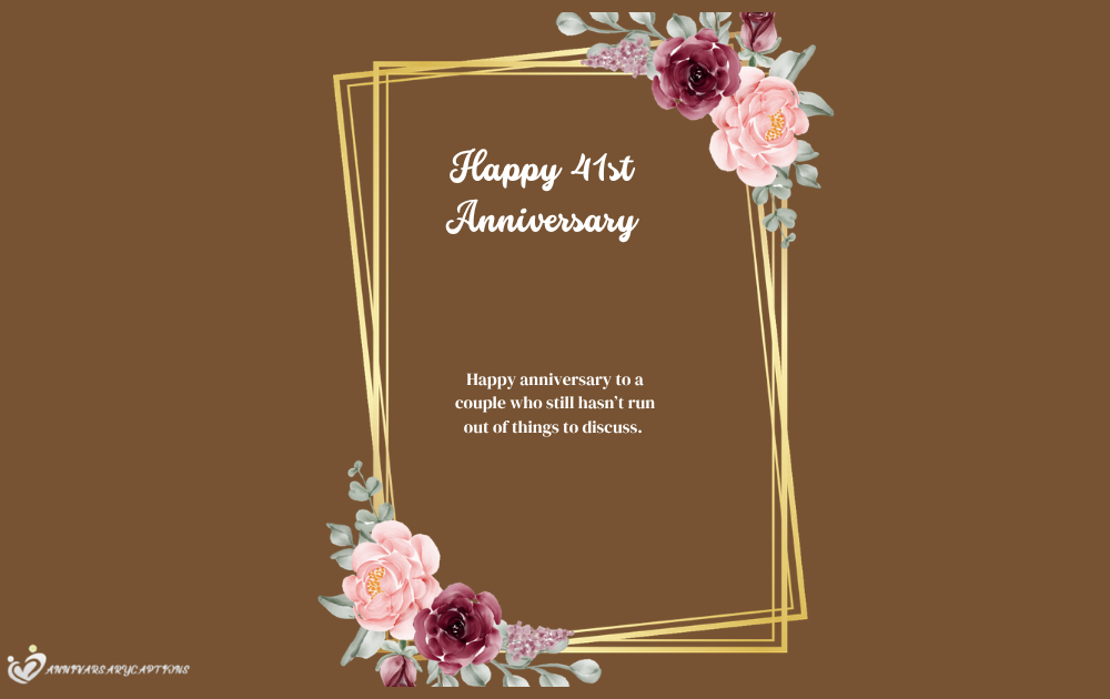 41st wedding anniversary