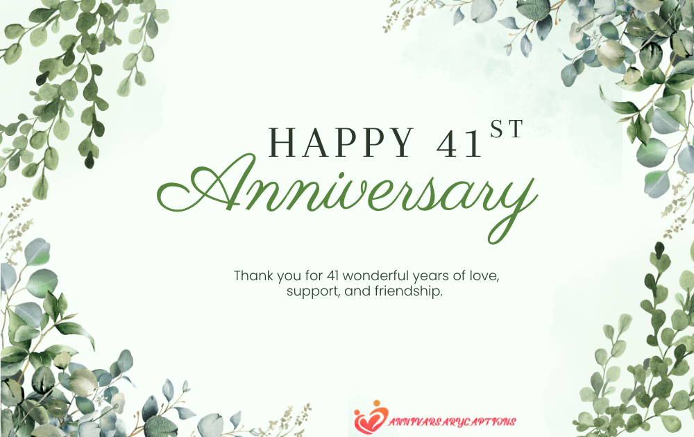 41st wedding anniversary