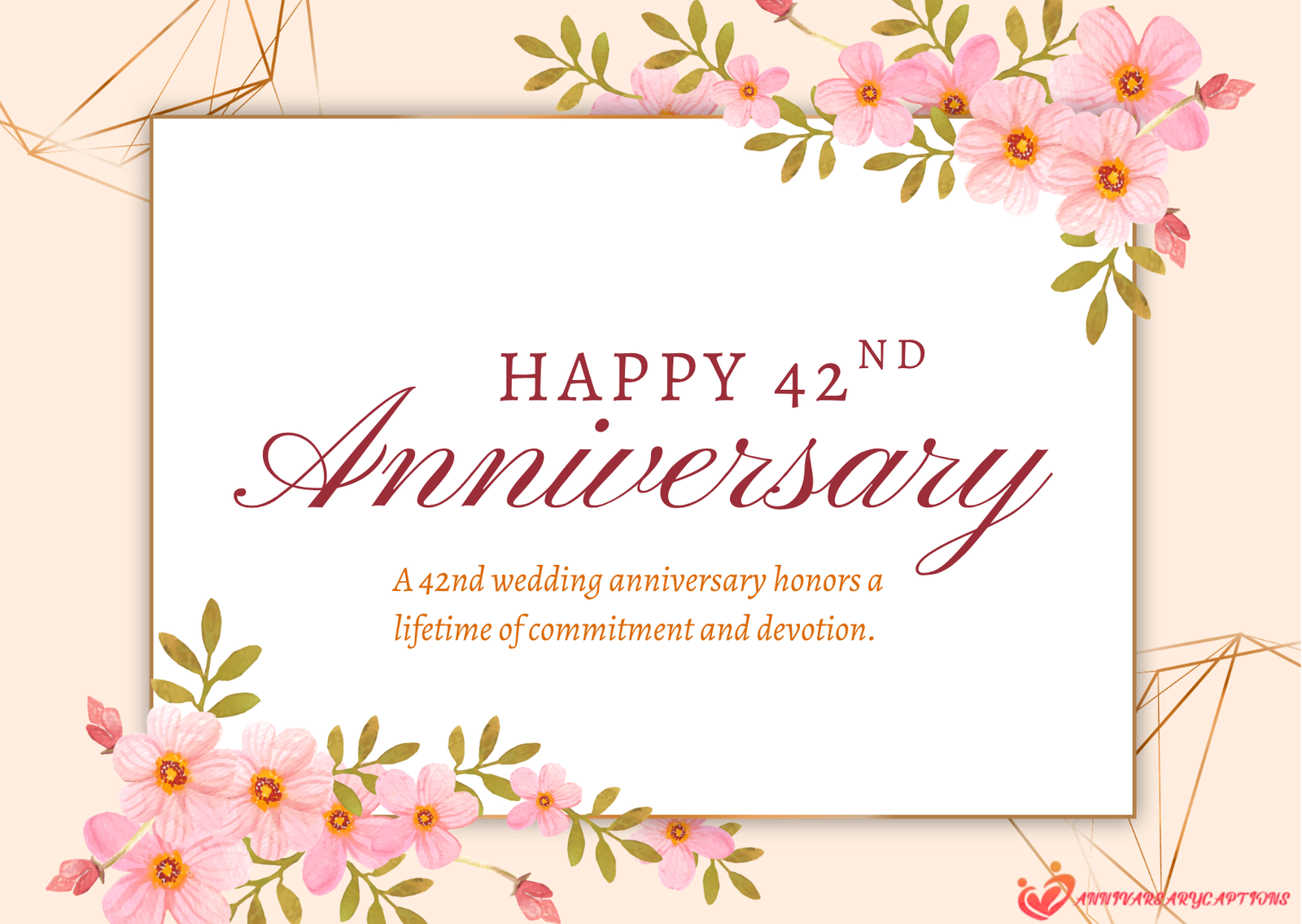 42nd wedding anniversary