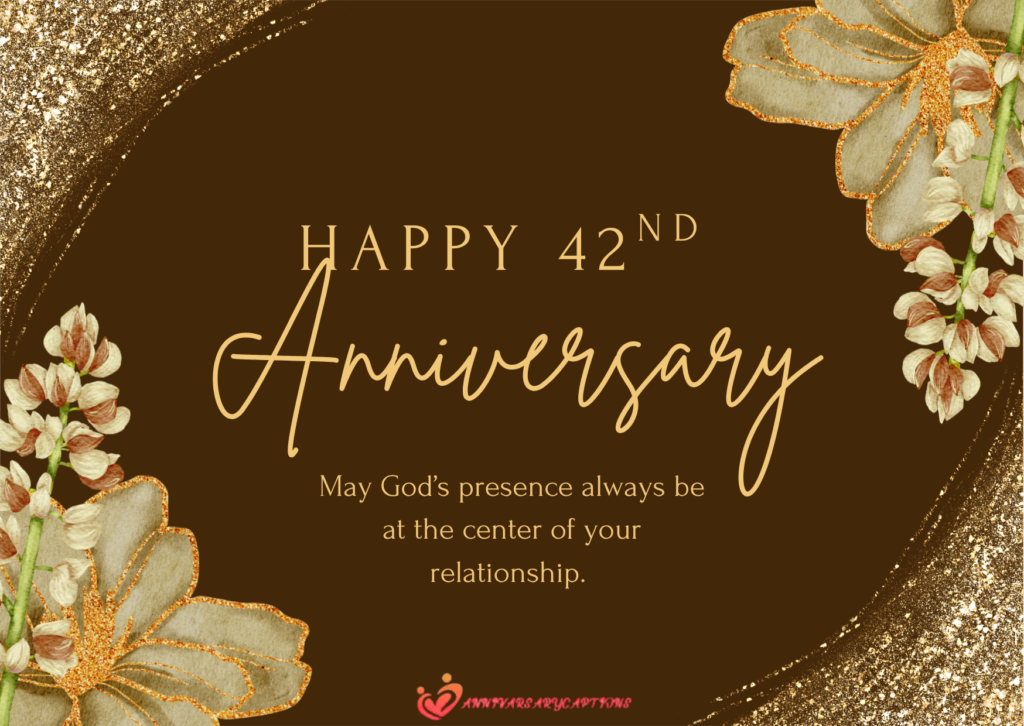 42nd wedding anniversary