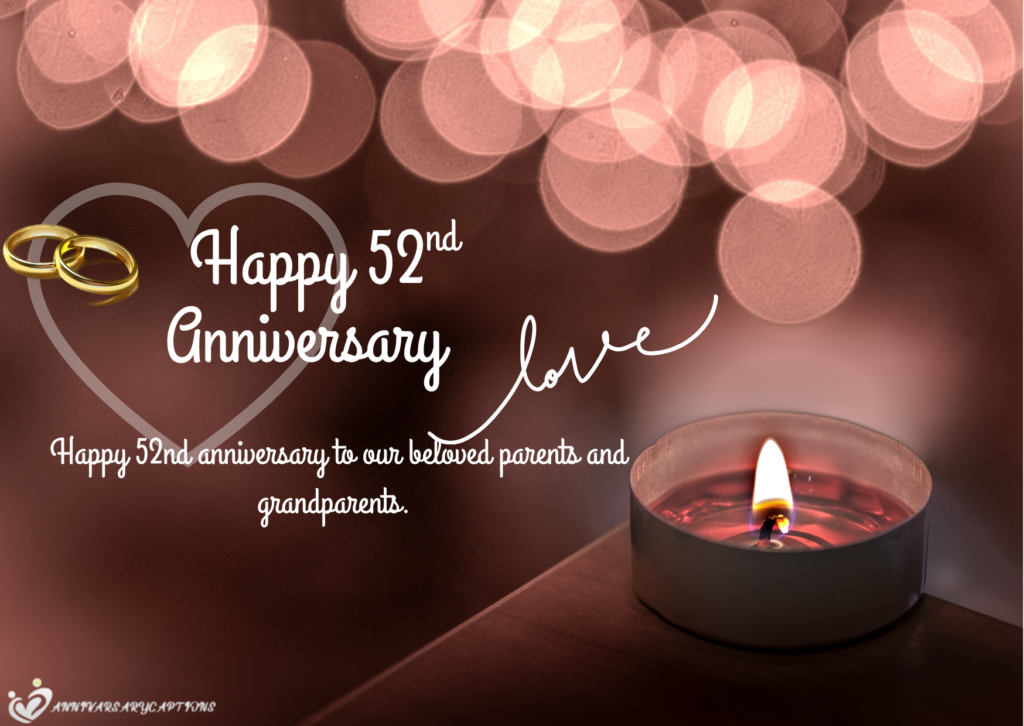 52nd Wedding Anniversary