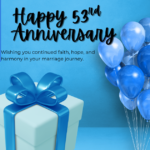 53rd Anniversary Wishes