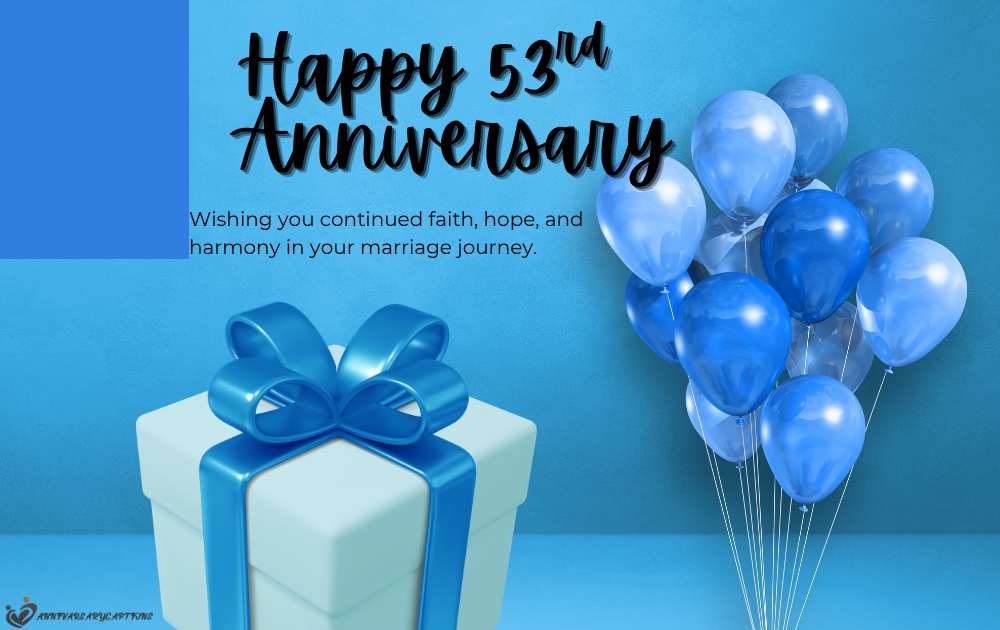 53rd Anniversary Wishes