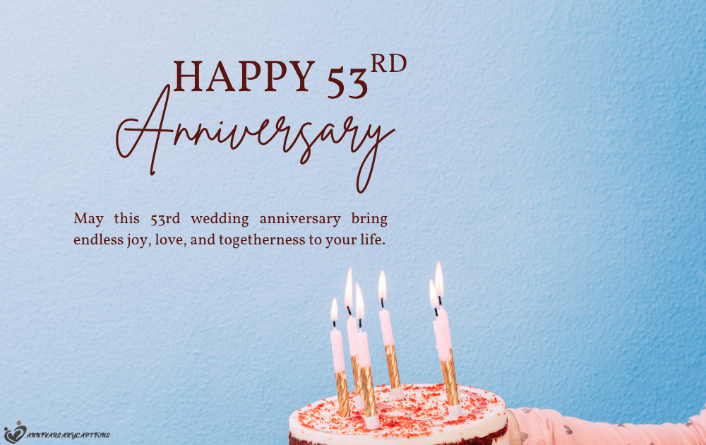53rd Anniversary Wishes