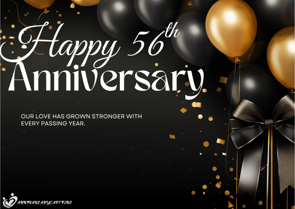 56th Wedding Anniversary