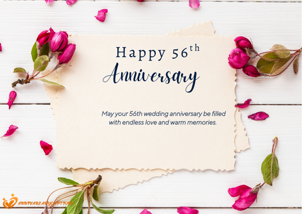 56th Wedding Anniversary