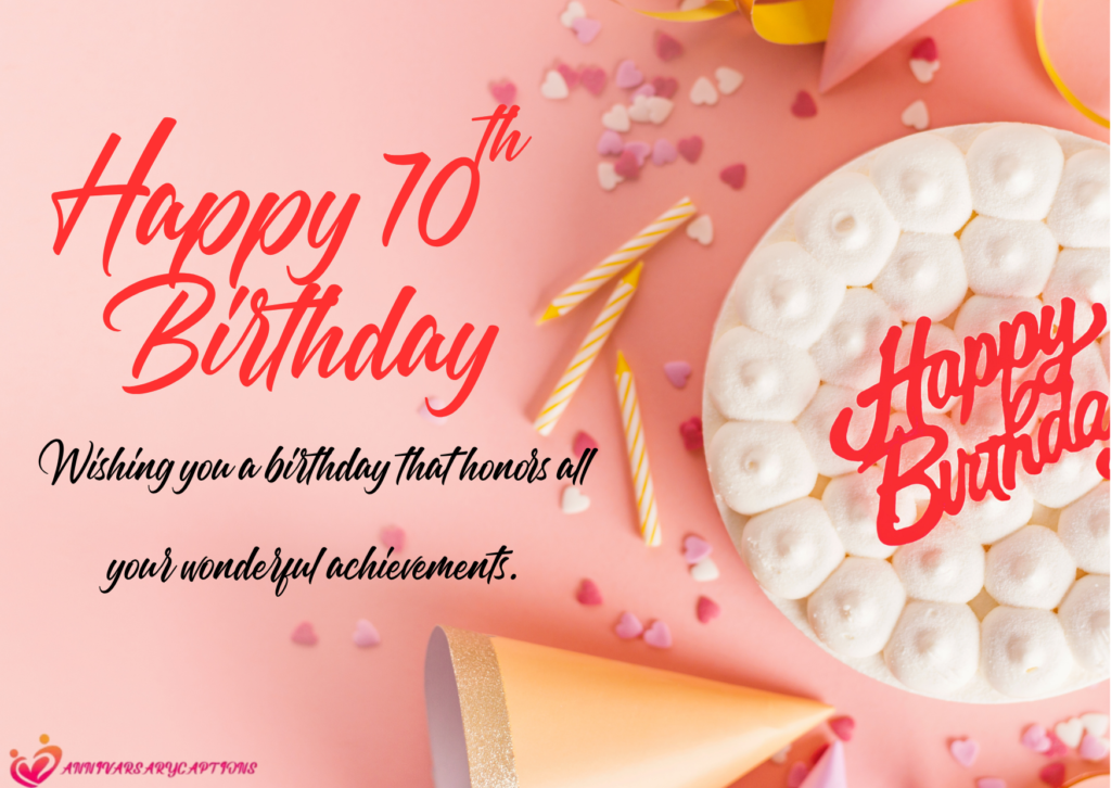 70th Birthday Wishes